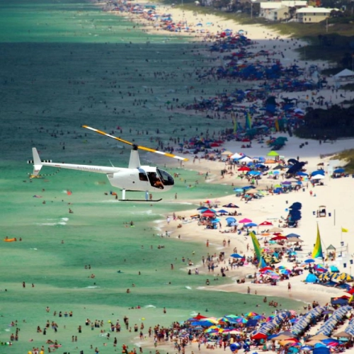 Aerial view from Panhandle Helicopter tour