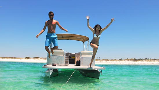 pontoon-boat
